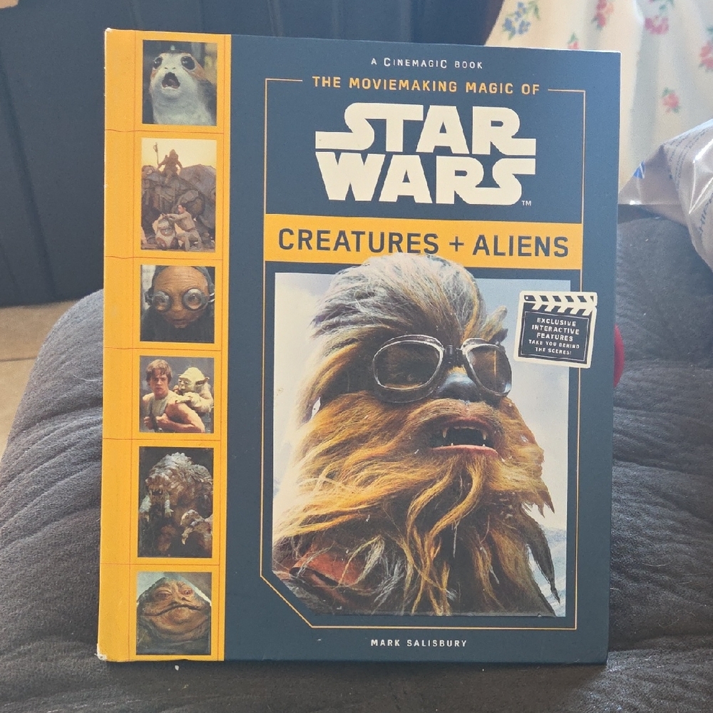 Star Wars Creatures + Aliens Book - Navy and Mustard